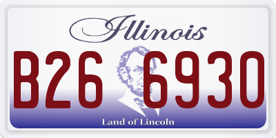 IL license plate B266930