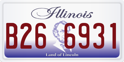 IL license plate B266931