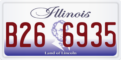 IL license plate B266935