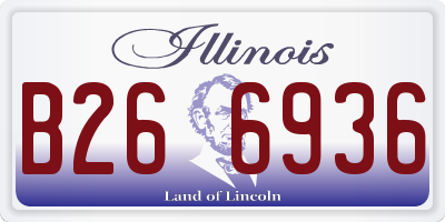 IL license plate B266936
