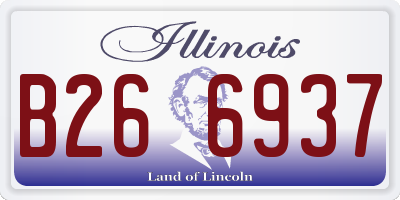 IL license plate B266937