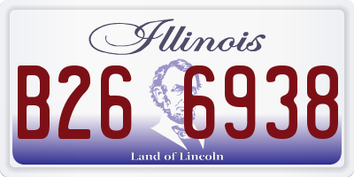 IL license plate B266938