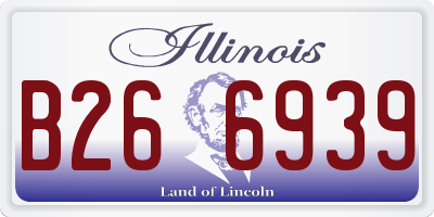 IL license plate B266939