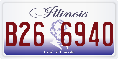 IL license plate B266940