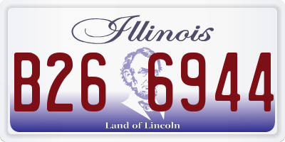 IL license plate B266944