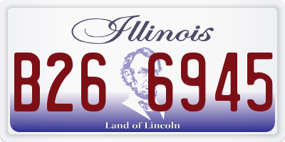 IL license plate B266945