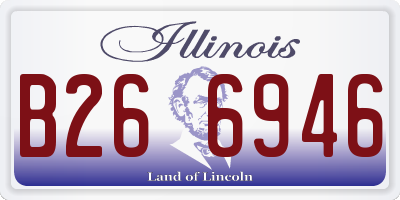 IL license plate B266946