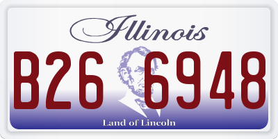 IL license plate B266948