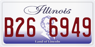 IL license plate B266949
