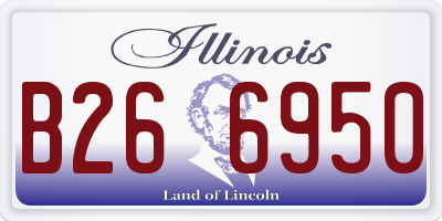 IL license plate B266950