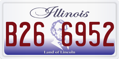 IL license plate B266952