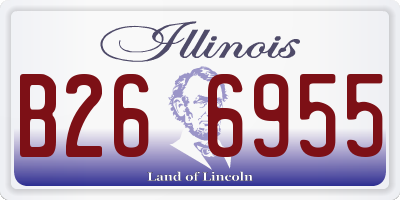 IL license plate B266955