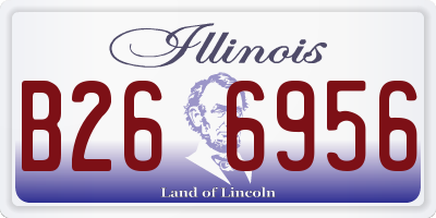 IL license plate B266956
