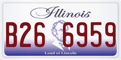 IL license plate B266959