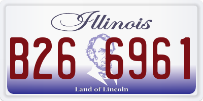 IL license plate B266961