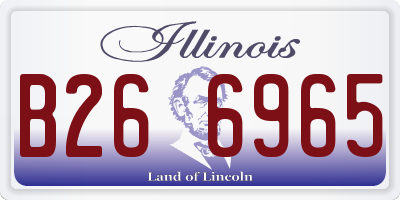 IL license plate B266965