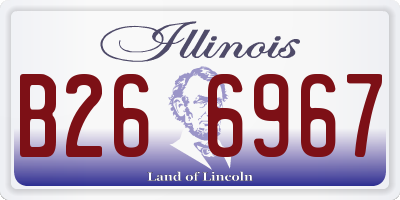 IL license plate B266967