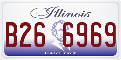 IL license plate B266969