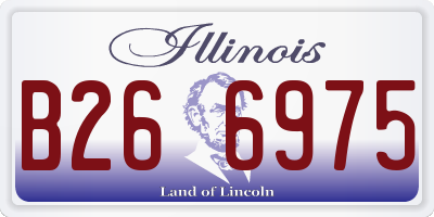 IL license plate B266975