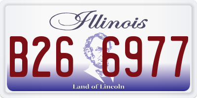 IL license plate B266977
