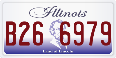 IL license plate B266979