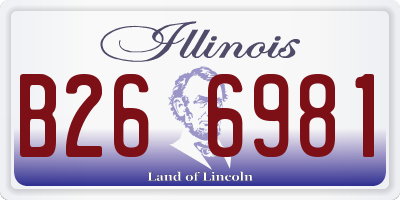 IL license plate B266981