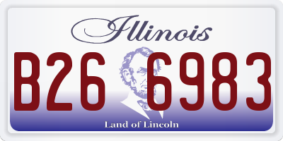 IL license plate B266983