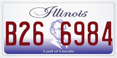 IL license plate B266984