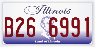 IL license plate B266991