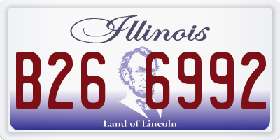 IL license plate B266992