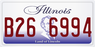 IL license plate B266994