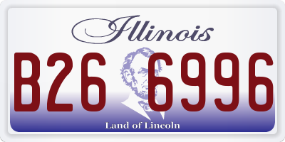 IL license plate B266996