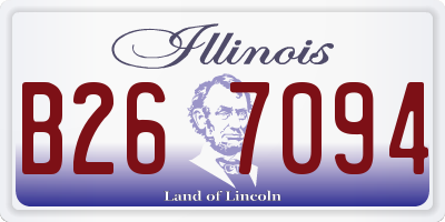 IL license plate B267094