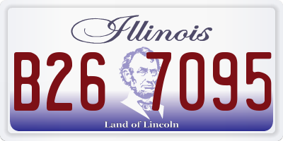 IL license plate B267095