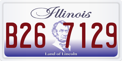 IL license plate B267129