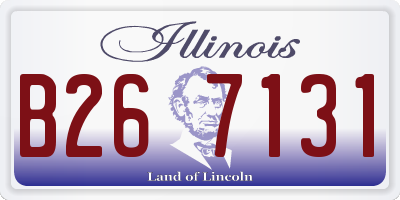 IL license plate B267131