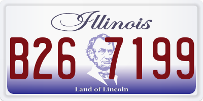 IL license plate B267199