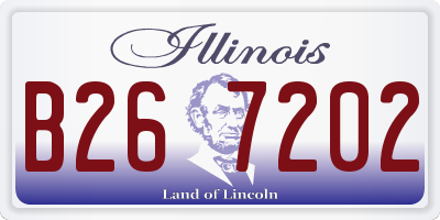 IL license plate B267202