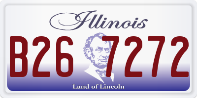 IL license plate B267272
