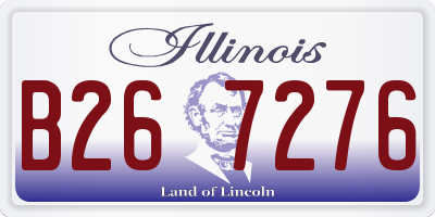 IL license plate B267276