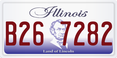 IL license plate B267282