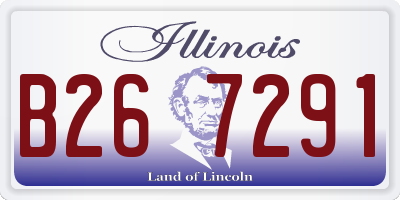 IL license plate B267291