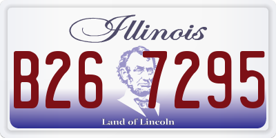 IL license plate B267295