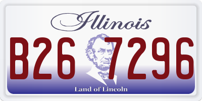 IL license plate B267296