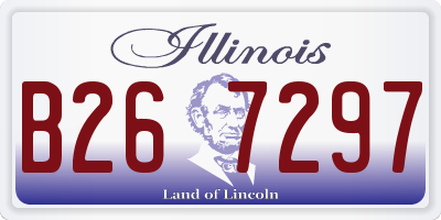 IL license plate B267297
