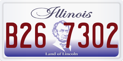IL license plate B267302