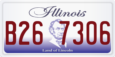 IL license plate B267306
