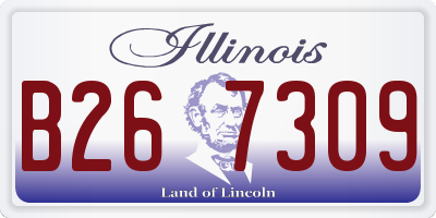 IL license plate B267309
