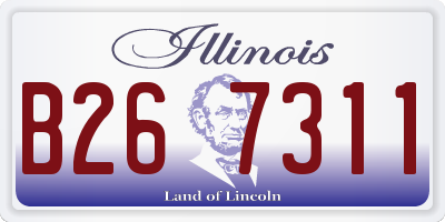 IL license plate B267311