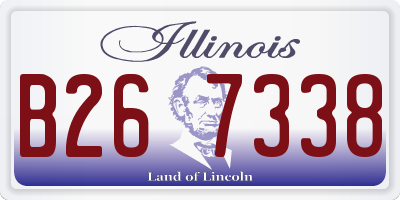 IL license plate B267338